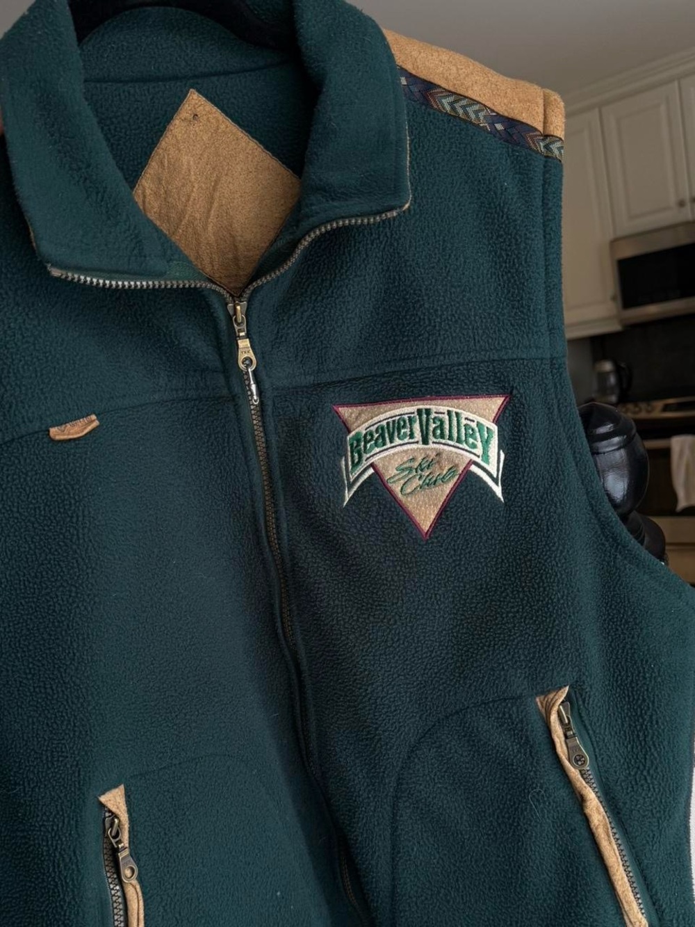 Vintage beaver valley ski vest